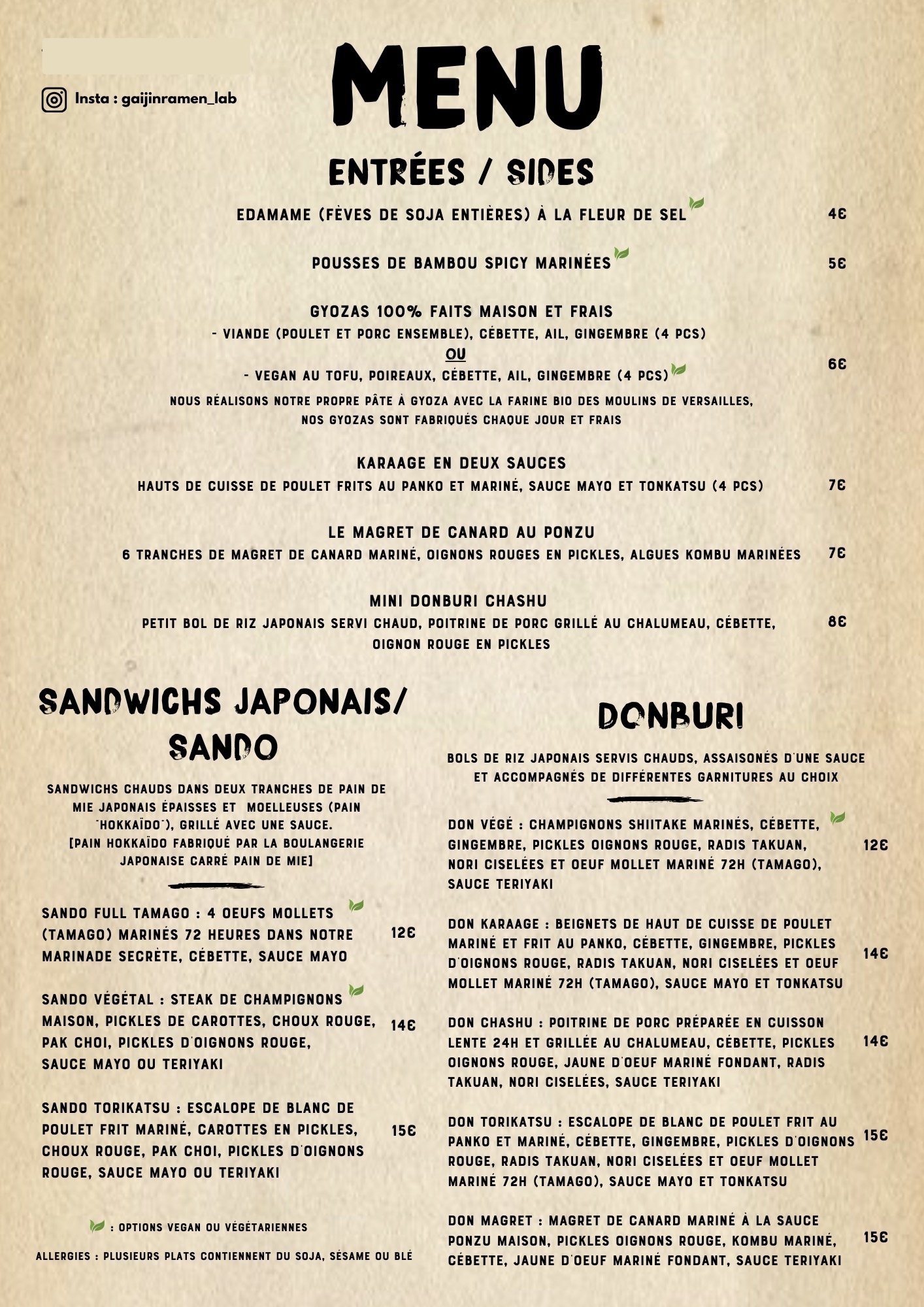 Gaijin Ramen - Pigalle Paris 9eme