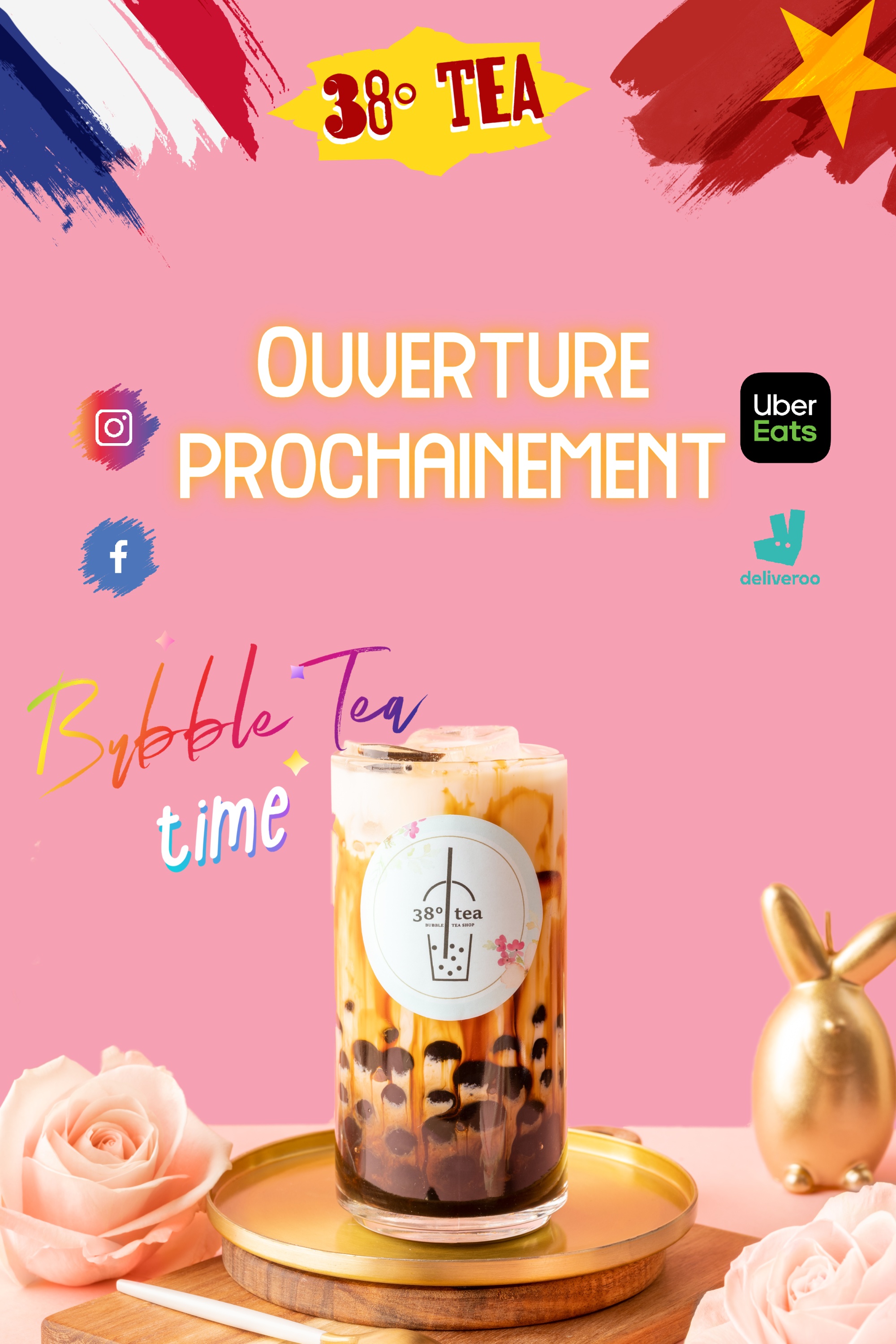 38° Tea - Bubble Tea & Waffle PALAISEAU