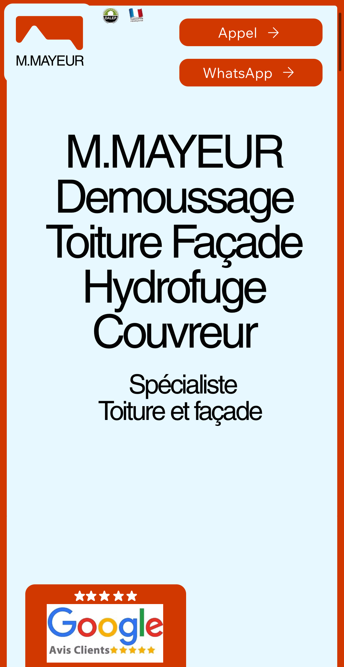 Foto 46 di M MAYEUR Demoussage Toiture Façade